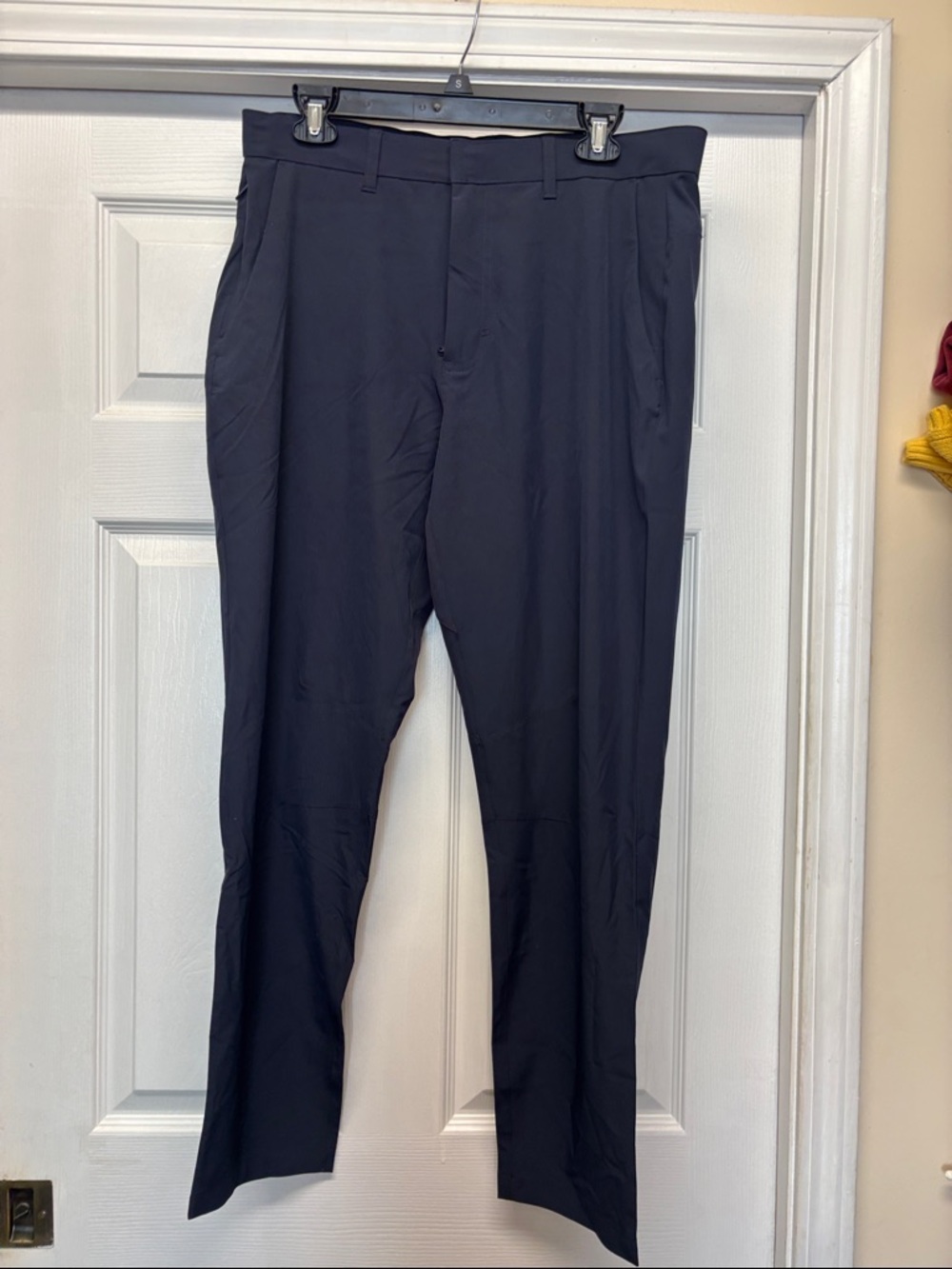 Fabletics Men's Classic Straight Dress Pants - Navy 32x32